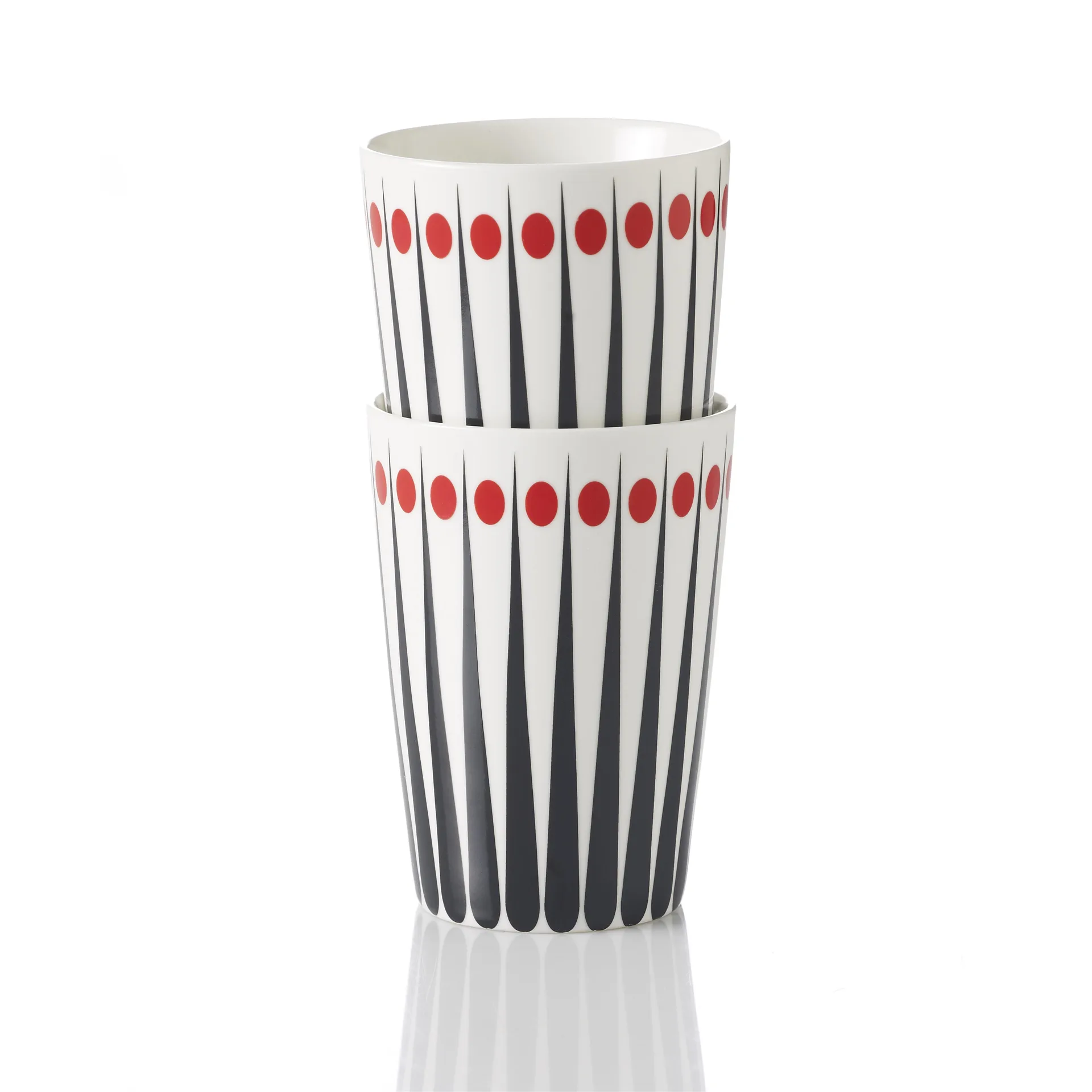 Tazza Amanda, bianco-rosso pomodoro  Superliving