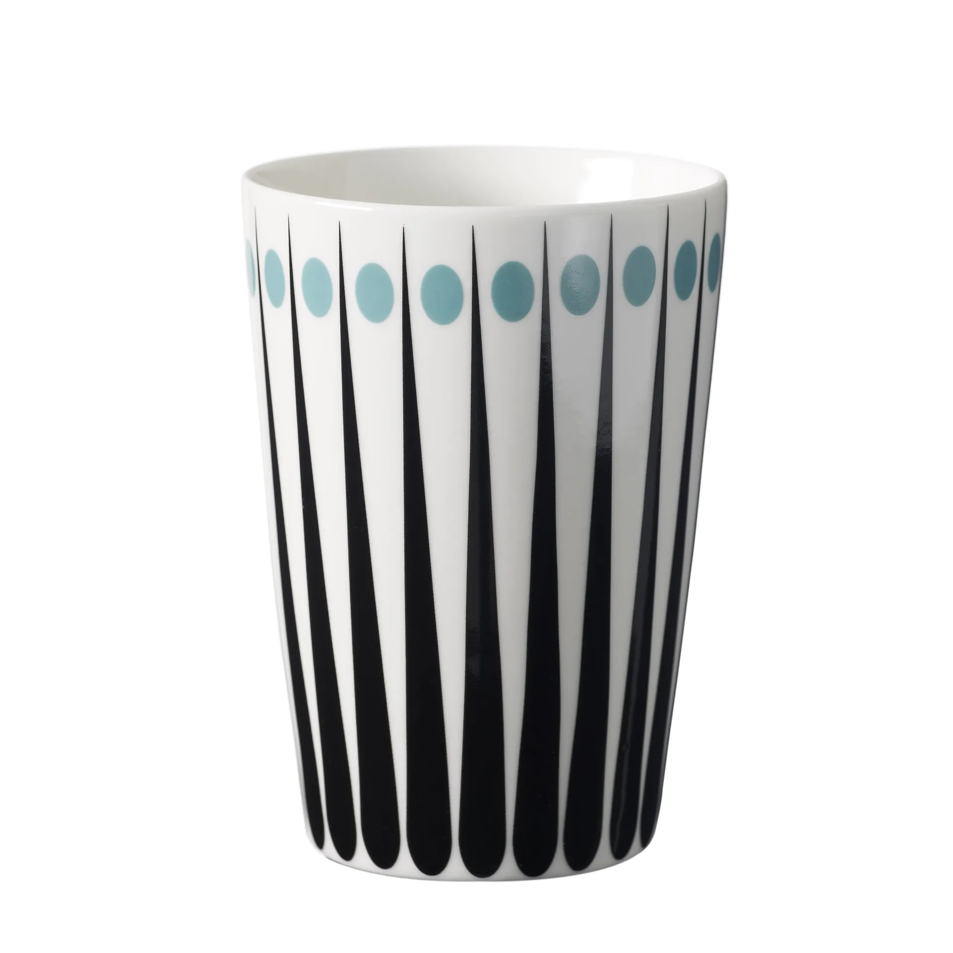 Tazza Amanda, bianco - verde acqua Superliving