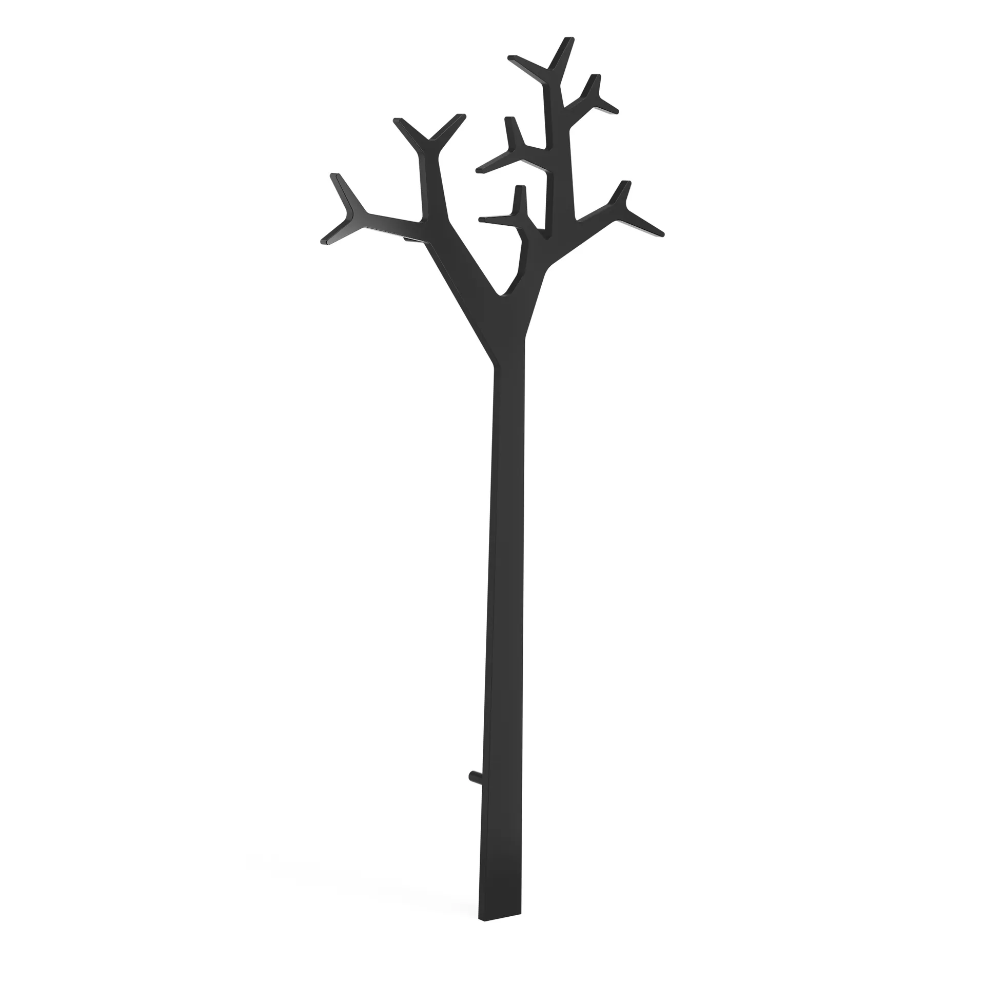 Appendiabiti a parete Tree Black Edition, 194 cm, Nero Swedese