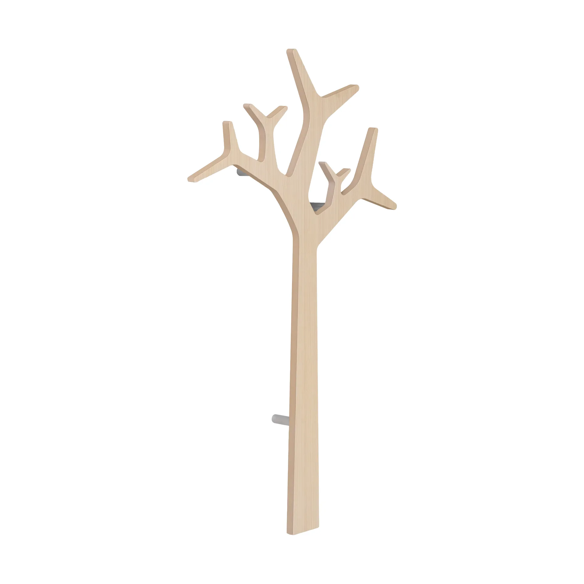 Appendiabiti da parete Tree wall Special Edition 134 cm, Pino pigmentato bianco Swedese