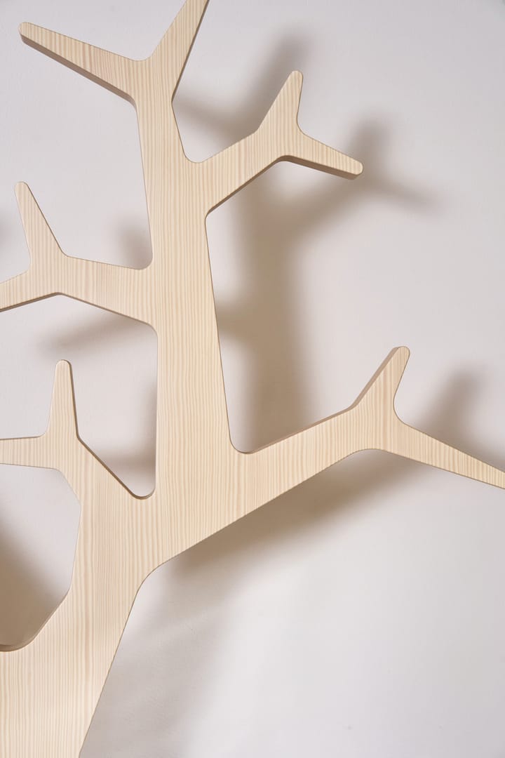 Appendiabiti da parete Tree wall Special Edition 194 cm, Pino pigmentato bianco Swedese