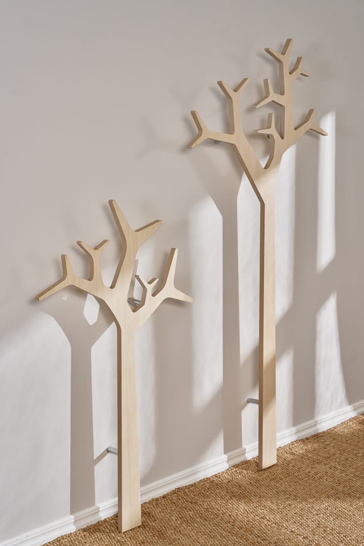 Appendiabiti da parete Tree wall Special Edition 194 cm, Pino pigmentato bianco Swedese