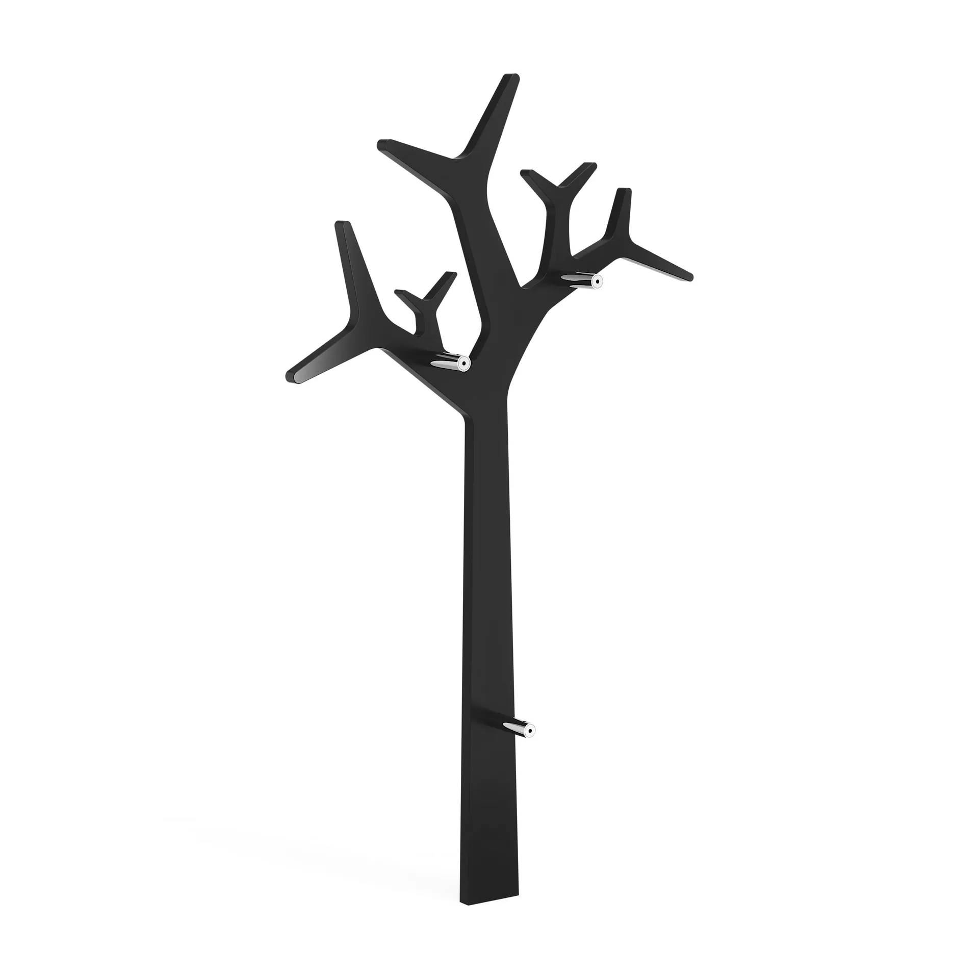 Appendiabiti Tree da parete 134 cm, Nero Swedese