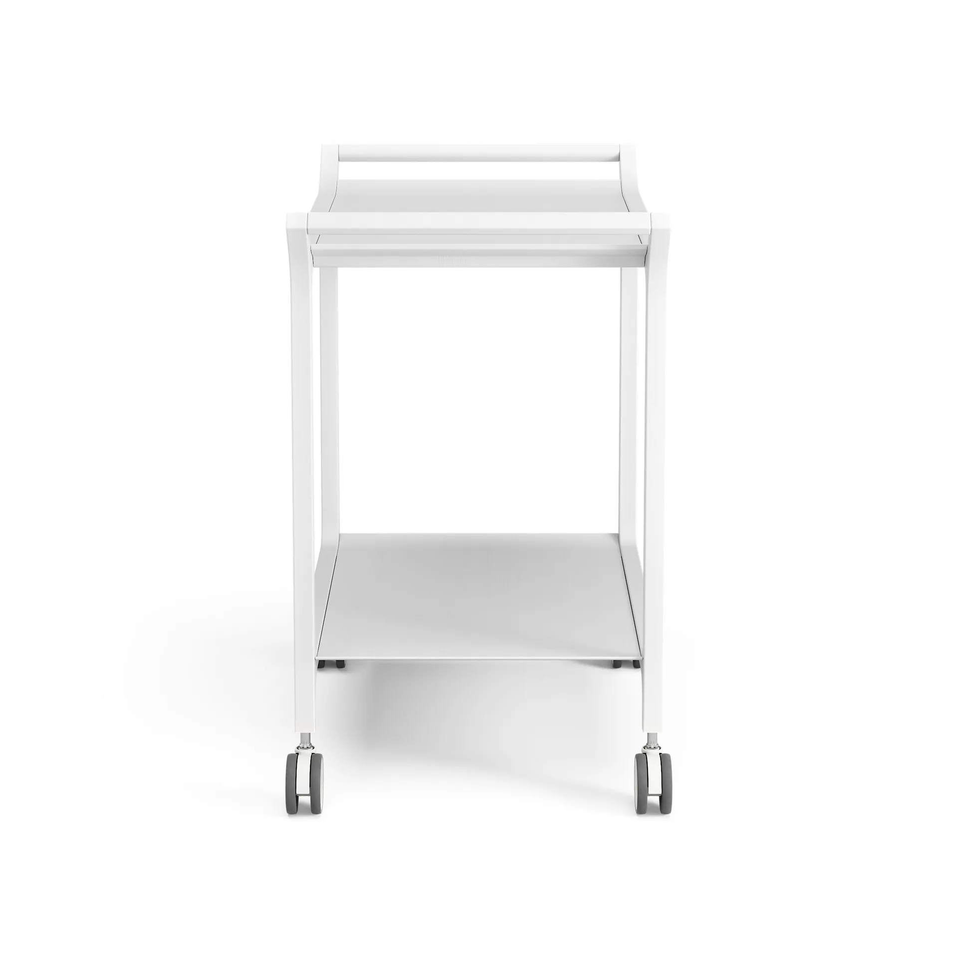 Carrello da servizio Teatime, Frassino bianco smaltato Swedese