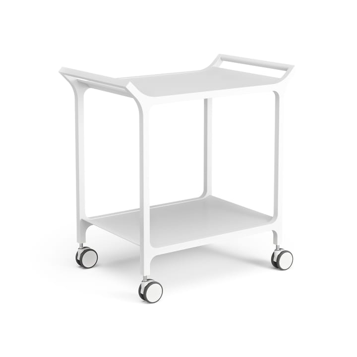 Carrello da servizio Teatime - Frassino bianco smaltato - Swedese