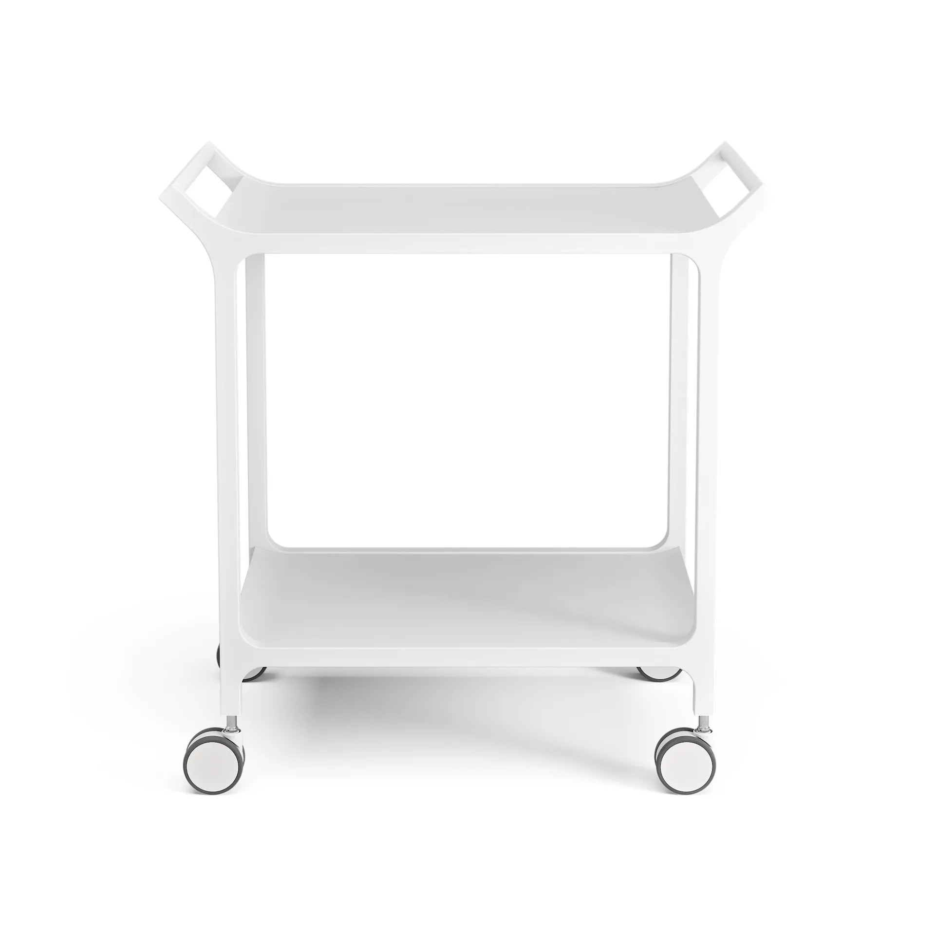 Carrello da servizio Teatime, Frassino bianco smaltato Swedese