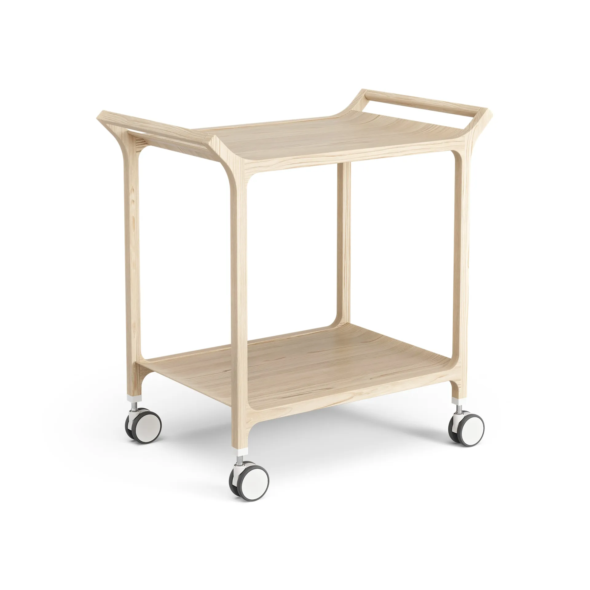 Carrello da servizio Teatime, Frassino laccato Swedese