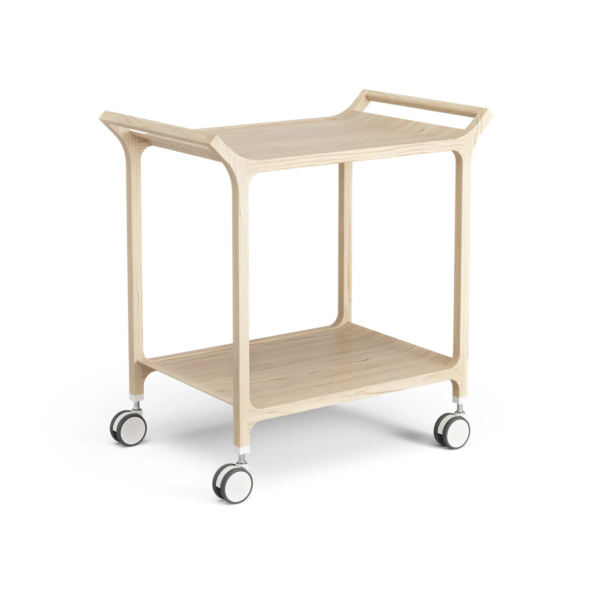 Carrello da servizio Teatime, Frassino laccato Swedese