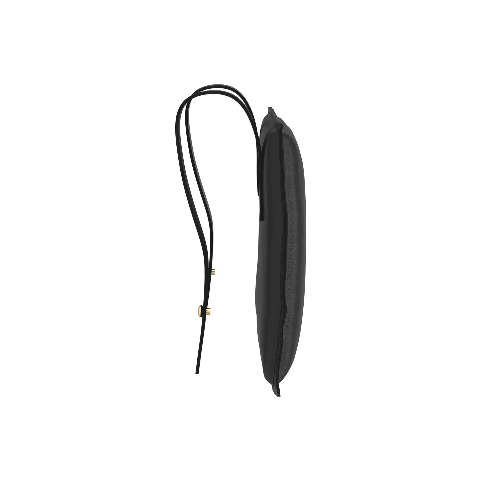 Cuscino da collo Lamino in pelle, Nero 8175 Swedese