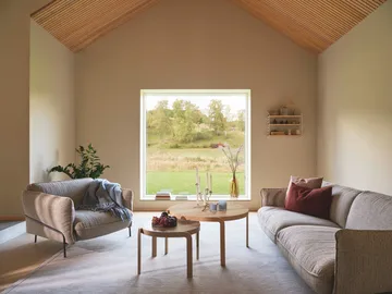 Divano Continental - Sealife Light beige/White-orkangrå - Swedese