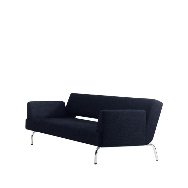 Divano-letto Just, Tessuto marino Lido 2, gambe cromate Swedese