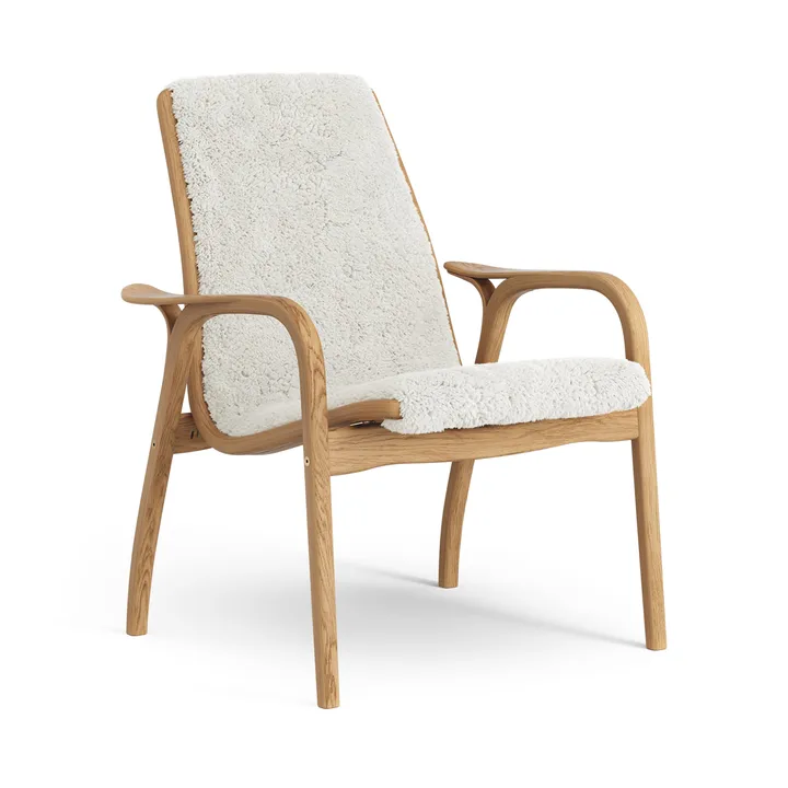Laminett poltrona in rovere oliato/pelle di pecora - Offwhite (bianco) - Swedese