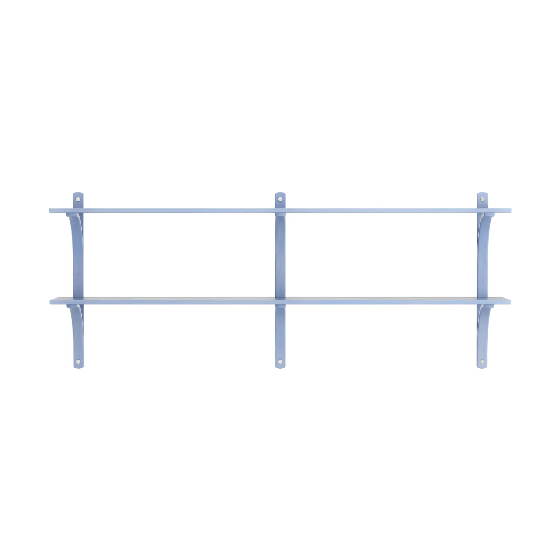 Levi mensola, Ilke blu-acciaio inossidabile, 2 ripiani, 180 cm Swedese
