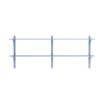 Levi mensola - Ilke blu-acciaio inossidabile, 2 ripiani, 180 cm - Swedese