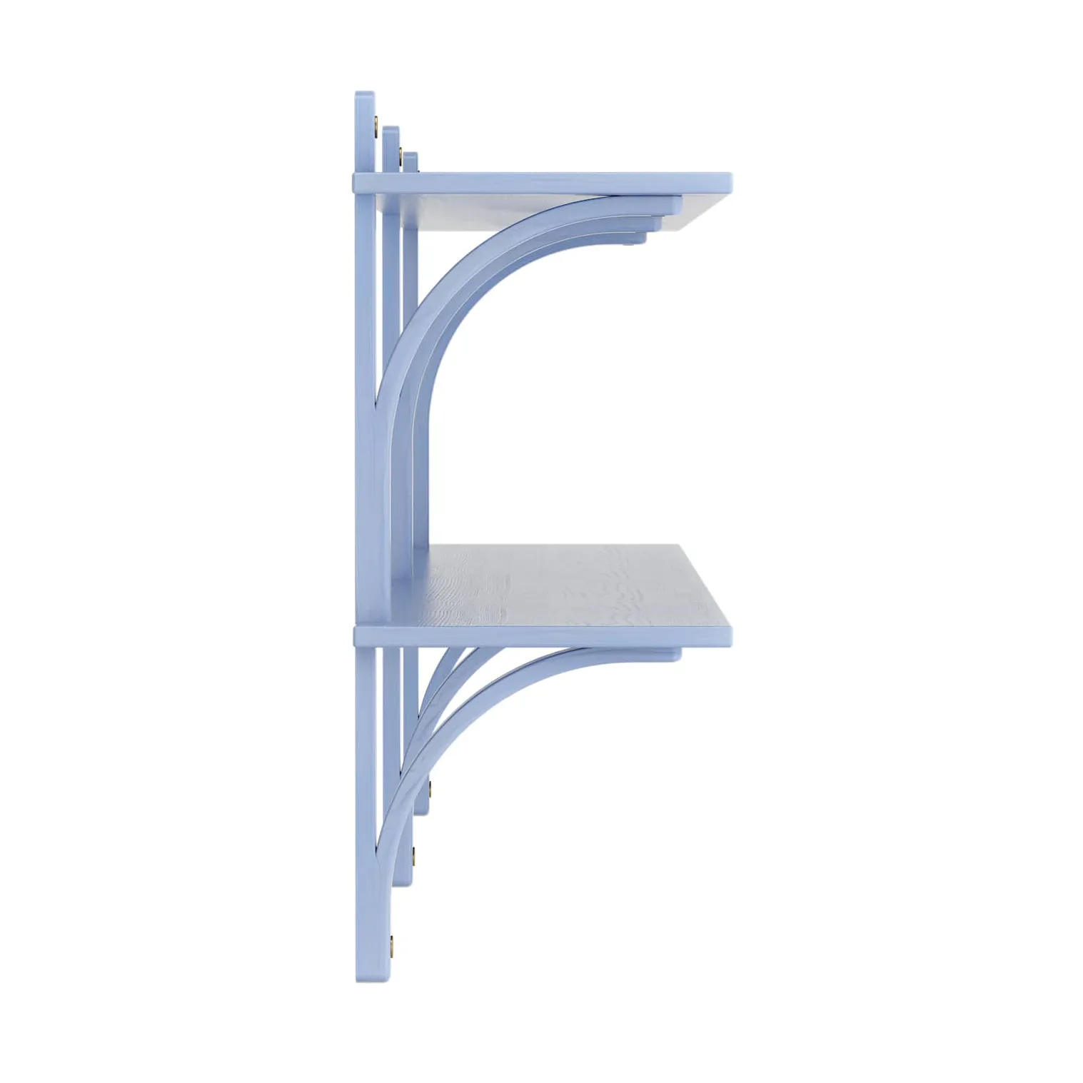 Levi mensola, Ilke blu-ottone, 2 ripiani, 180 cm Swedese