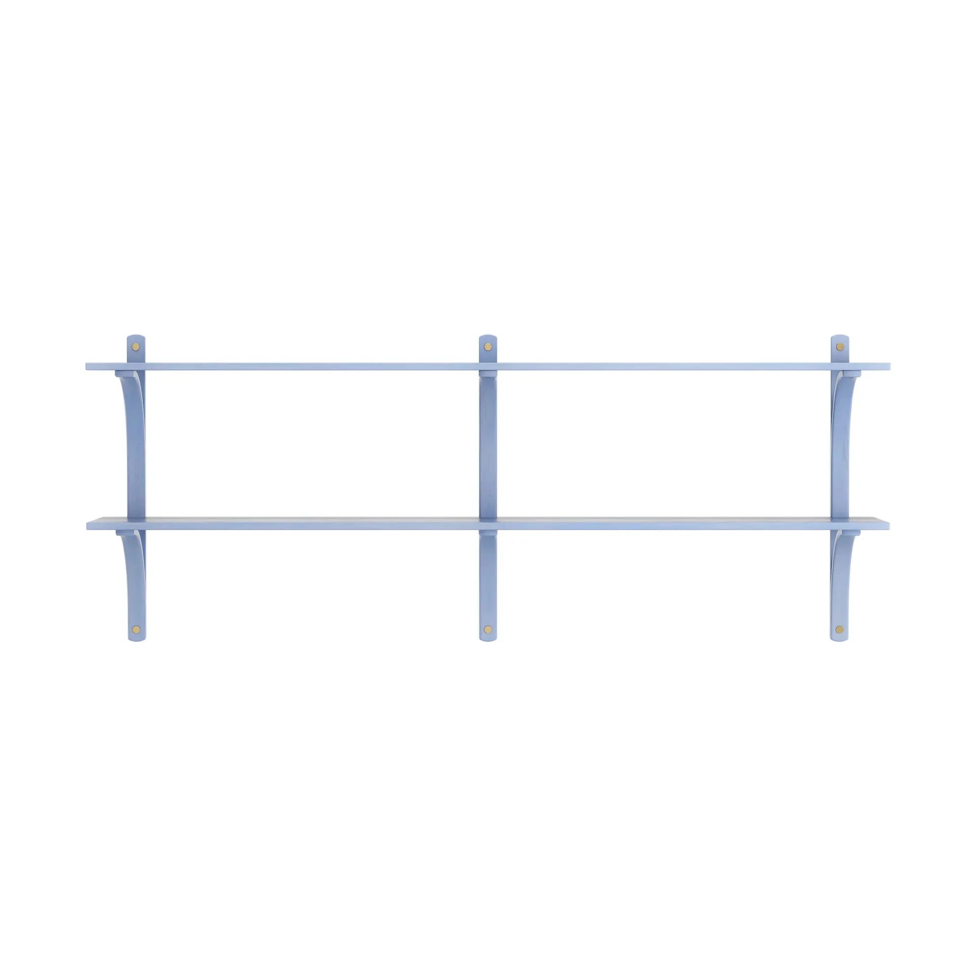 Levi mensola, Ilke blu-ottone, 2 ripiani, 180 cm Swedese