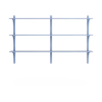 Mensola Levi 3 ripiani - Blu ILKE-alluminio, 180 cm - Swedese