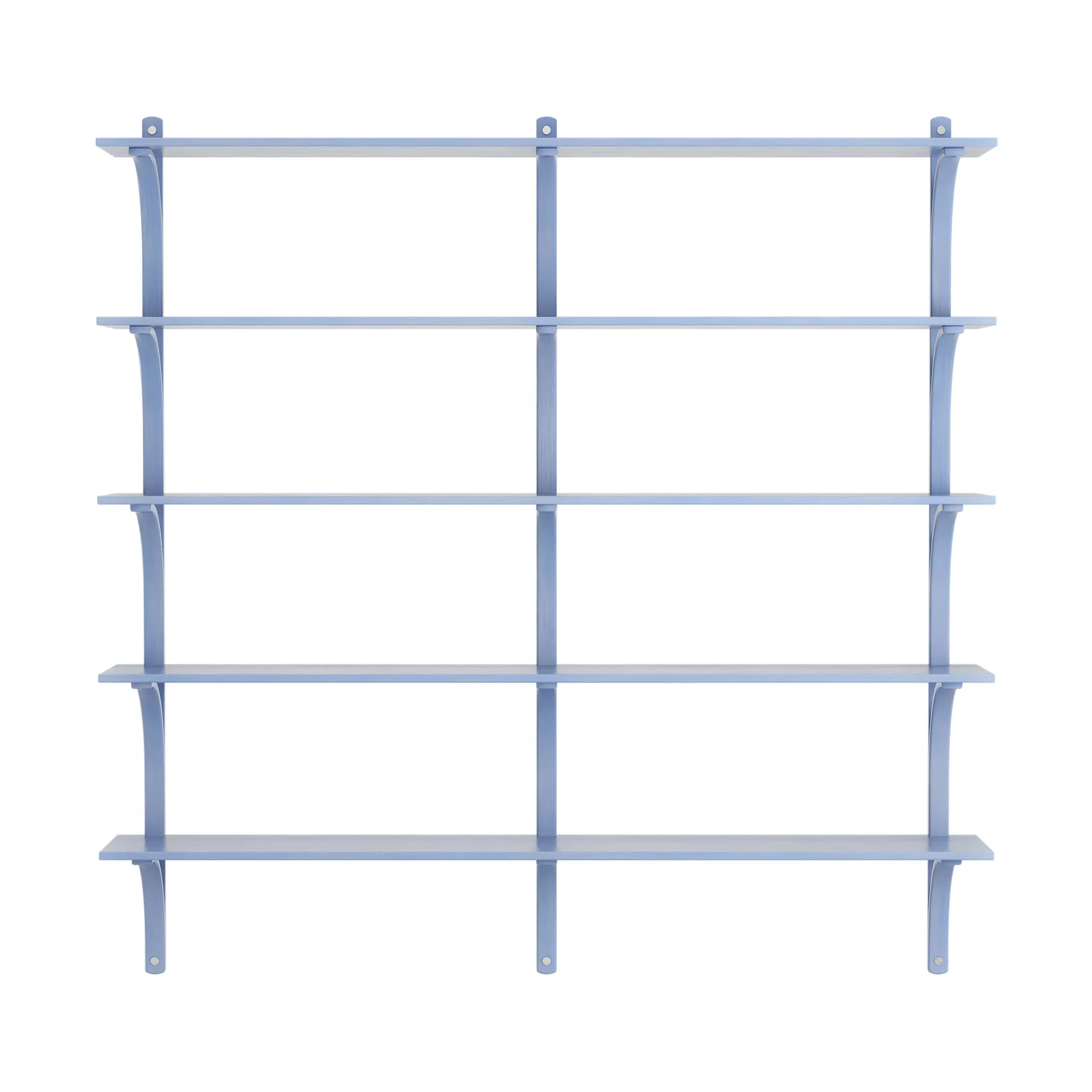 Mensola Levi 5 ripiani, Blue ILKE -alluminio, 180 cm Swedese