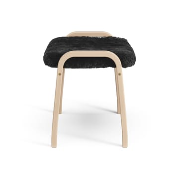 Poggiapiedi per bambini Lamini laccato faggio/pelle di pecora - Black (nero) - Swedese