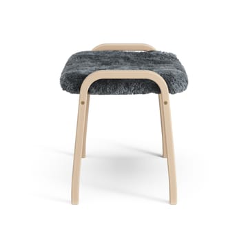 Poggiapiedi per bambini Lamini laccato faggio/pelle di pecora - Charcoal (grigio scuro) - Swedese