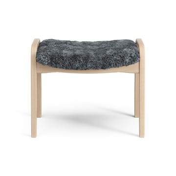 Poggiapiedi per bambini Lamini laccato faggio/pelle di pecora - Charcoal (grigio scuro) - Swedese