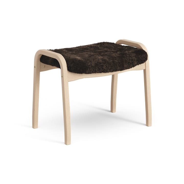 Poggiapiedi per bambini Lamini laccato faggio/pelle di pecora - Espresso (marrone) - Swedese