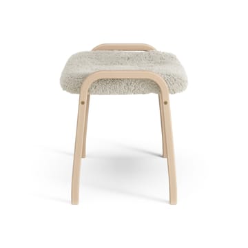 Poggiapiedi per bambini Lamini laccato faggio/pelle di pecora - Moonlight (beige) - Swedese