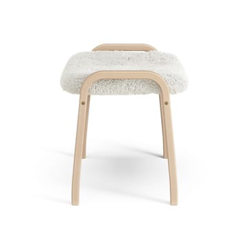 Poggiapiedi per bambini Lamini laccato faggio/pelle di pecora - Off-white (bianco) - Swedese
