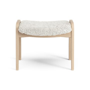 Poggiapiedi per bambini Lamini laccato faggio/pelle di pecora - Off-white (bianco) - Swedese