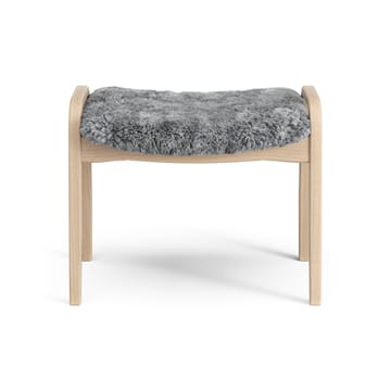 Poggiapiedi per bambini Lamini laccato faggio/pelle di pecora - Scandinavian grey (grigio) - Swedese