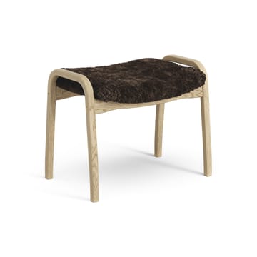 Poggiapiedi per bambini Lamini laccato rovere/pelle di pecora - Espresso (marrone) - Swedese