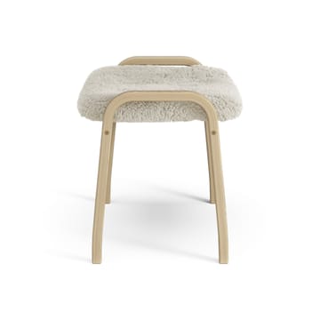 Poggiapiedi per bambini Lamini laccato rovere/pelle di pecora - Moonlight (beige) - Swedese