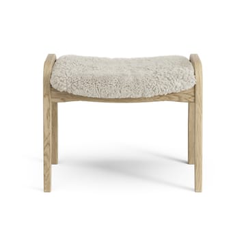 Poggiapiedi per bambini Lamini laccato rovere/pelle di pecora - Moonlight (beige) - Swedese
