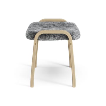 Poggiapiedi per bambini Lamini laccato rovere/pelle di pecora - Scandinavian grey (grigio) - Swedese