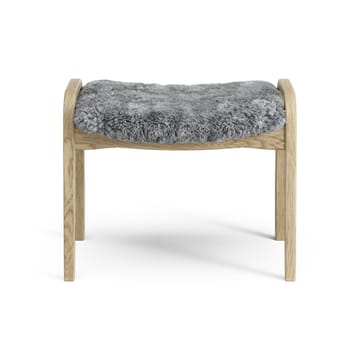 Poggiapiedi per bambini Lamini laccato rovere/pelle di pecora - Scandinavian grey (grigio) - Swedese