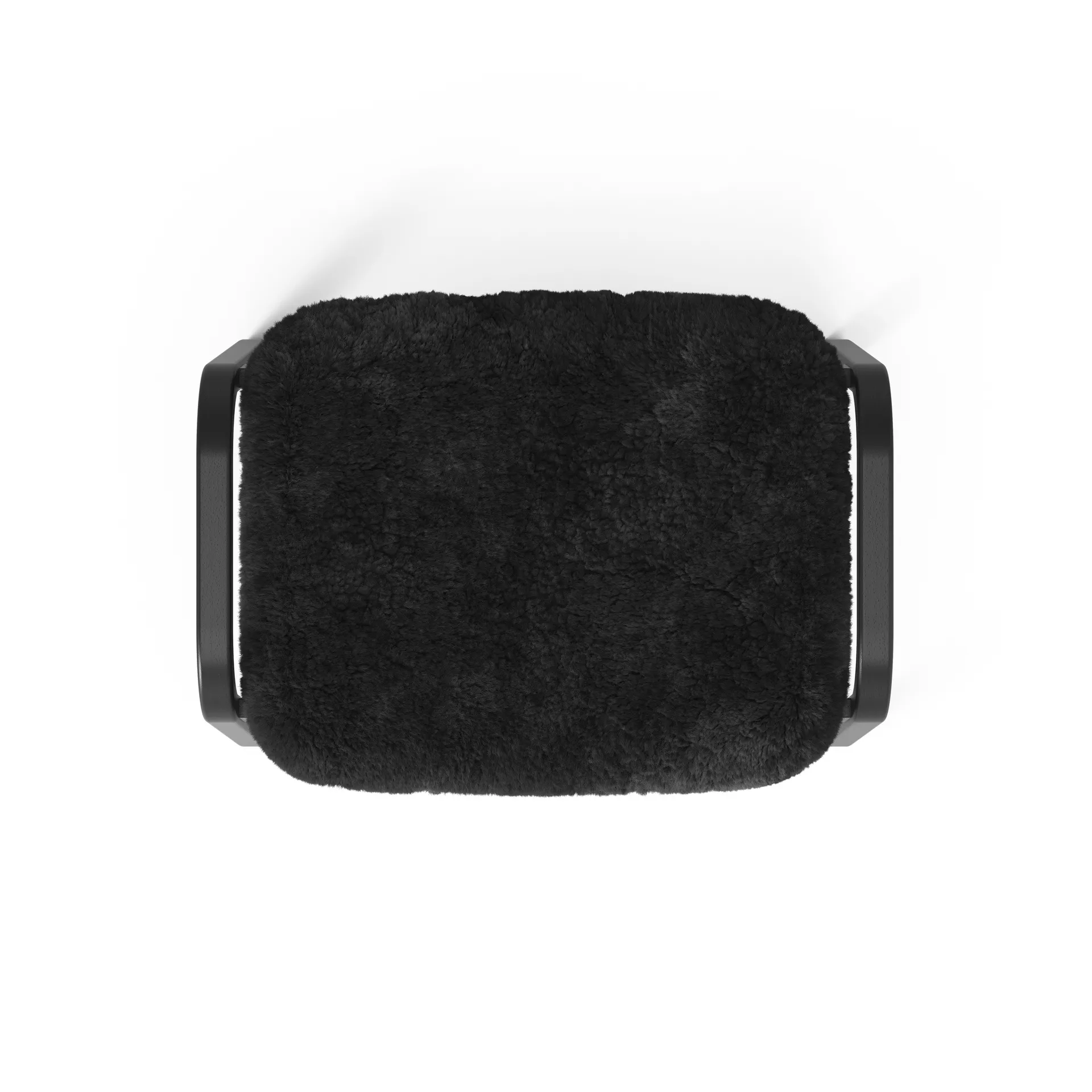 Poltrona e poggiapiedi Lamino Black Edition, Nero Swedese