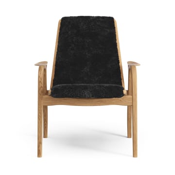 Poltrona Laminett rovere oliato/pelle di pecora - Black (nero) - Swedese