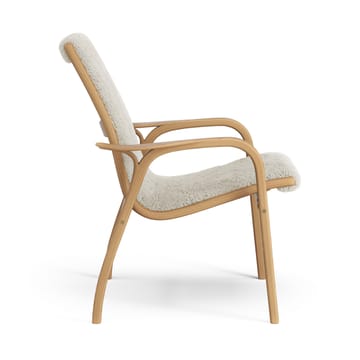 Poltrona Laminett rovere oliato/pelle di pecora - Moonlight (beige) - Swedese