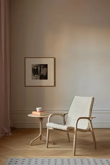 Poltrona Laminett rovere oliato/pelle di pecora - Moonlight (beige) - Swedese