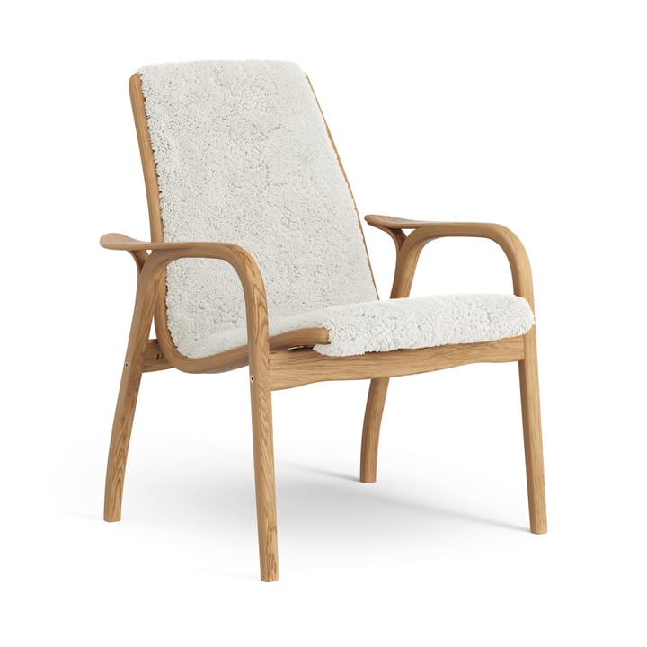 Poltrona Laminett rovere oliato/pelle di pecora - Off-white (bianco) - Swedese