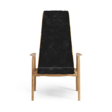 Poltrona Lamino rovere oliato/pelle di pecora - Black (nero) - Swedese