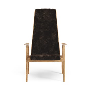 Poltrona Lamino rovere oliato/pelle di pecora - Espresso (marrone) - Swedese