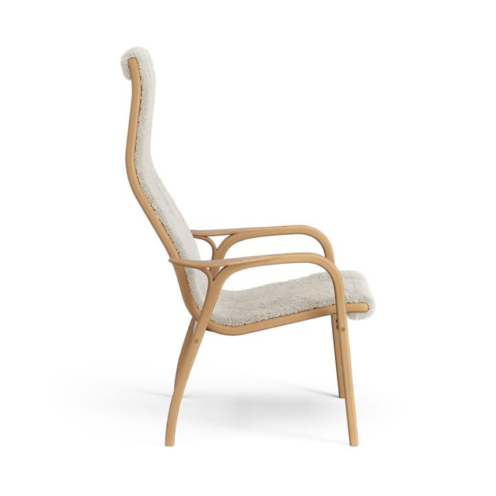 Poltrona Lamino rovere oliato/pelle di pecora, Moonlight (beige) Swedese