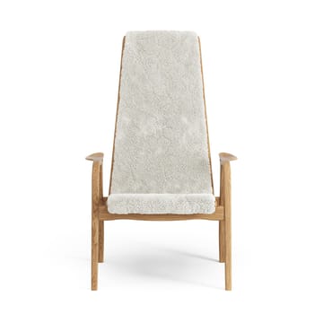Poltrona Lamino rovere oliato/pelle di pecora - Off-white (bianco) - Swedese