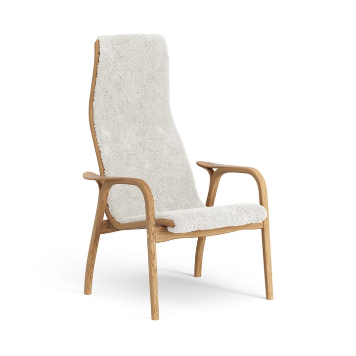 Poltrona Lamino rovere oliato/pelle di pecora - Off-white (bianco) - Swedese