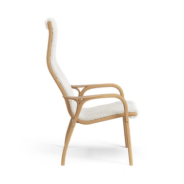 Poltrona Lamino rovere oliato/pelle di pecora - Off-white (bianco) - Swedese