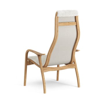 Poltrona Lamino rovere oliato/pelle di pecora - Off-white (bianco) - Swedese