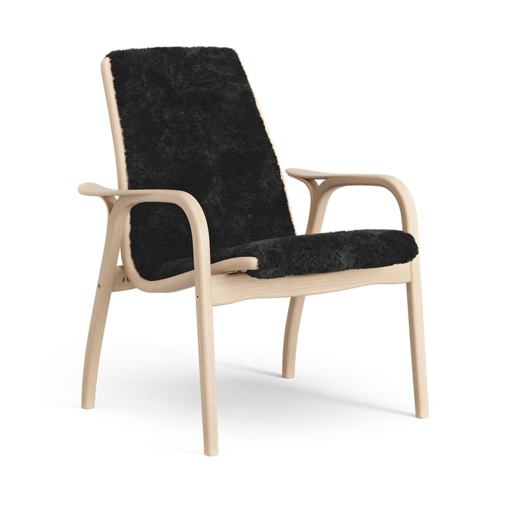 Poltrona noce oliato/pelle di pecora - Black (nero) - Swedese