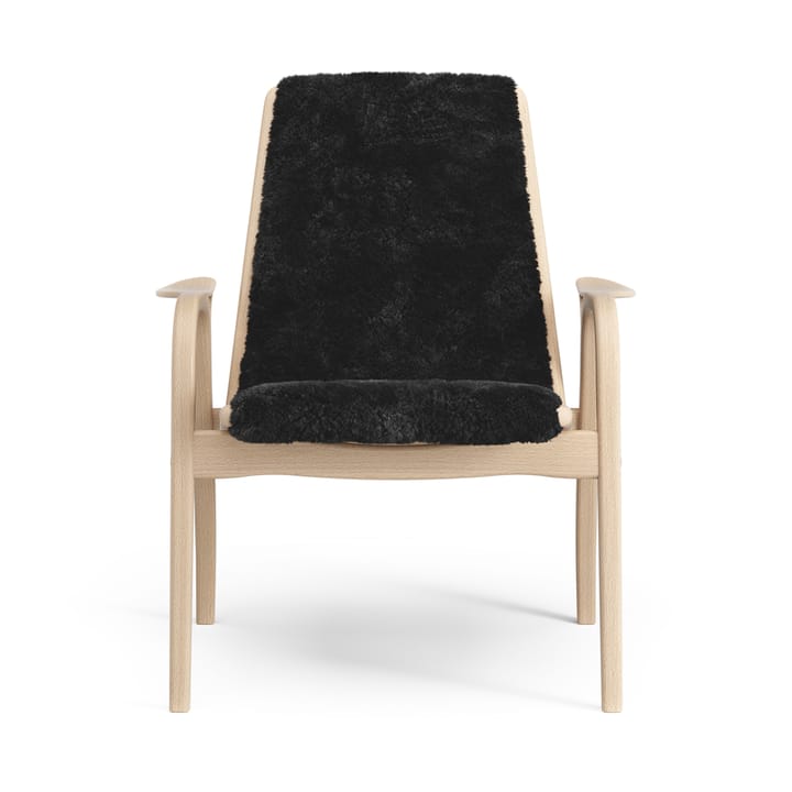 Poltrona noce oliato/pelle di pecora, Black (nero) Swedese