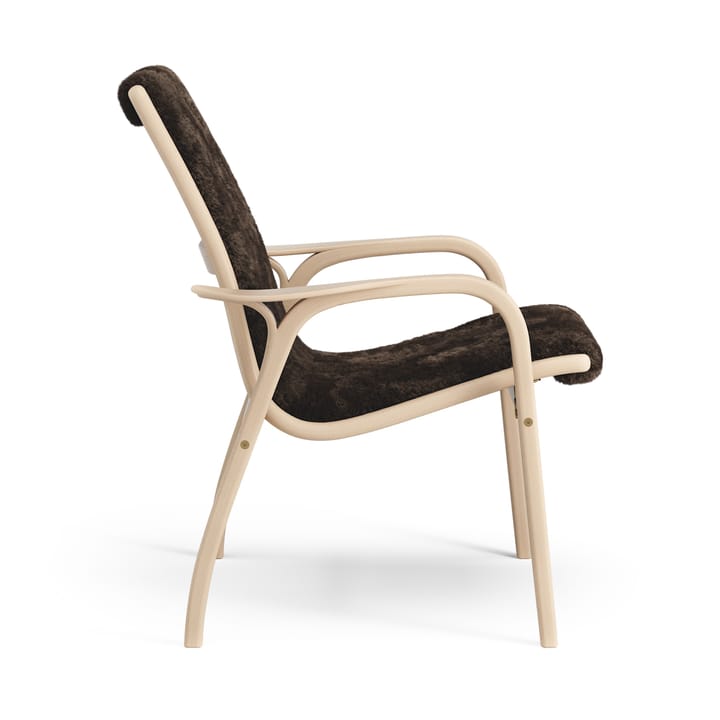 Poltrona noce oliato/pelle di pecora, Espresso (marrone) Swedese